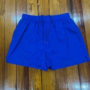 Represent Monogram Swim Board Shorts Cobalt Blue Men's Size Medium